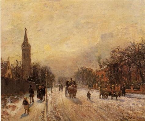 All Saints Church Upper Norwood Camille Pissarro Paintings Camille