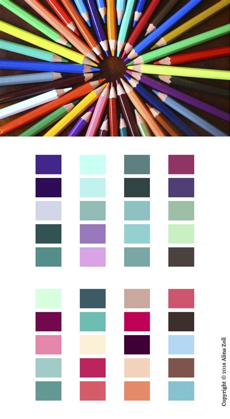 120 Color Schemes For Coloring Books Printable Color Etsy In 2021