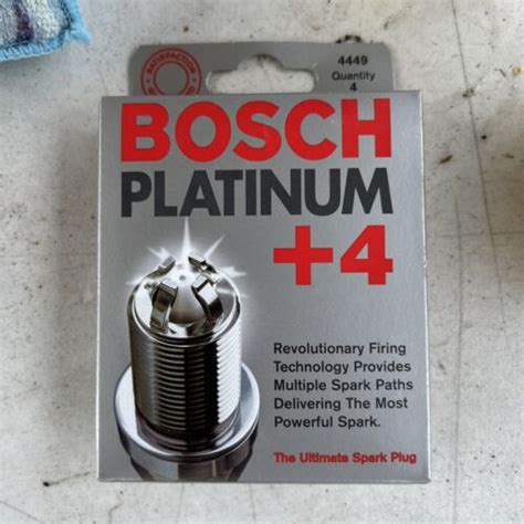 Bosch Platinum 4 Spark Plugs 4449 Sealed Package Of 4 28851019064 Ebay