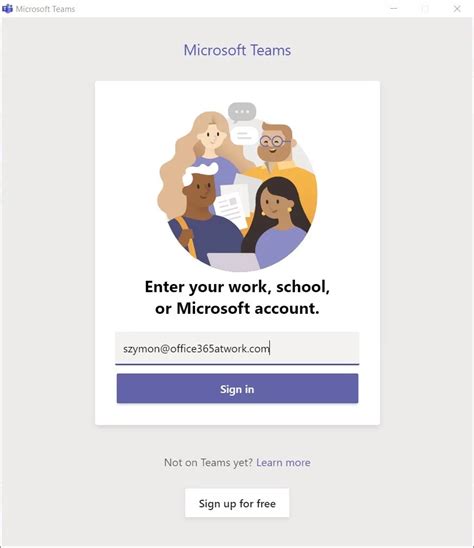 Login To Microsoft Teams Quick Start In Microsoft 365