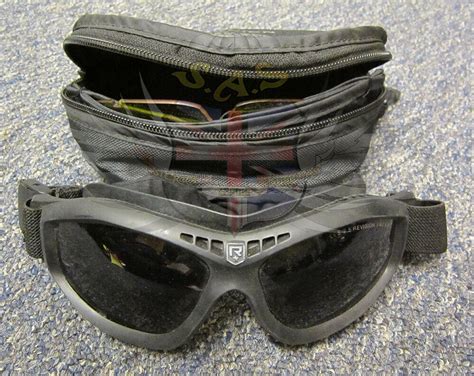 Field Gear Revision Bullet Ant Safety Ballistic Glasses Goggle Green British Army Surplus