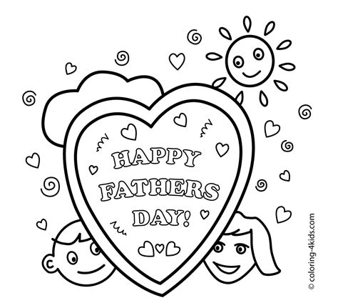 Printable Fathers Day Coloring Pages