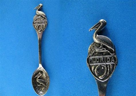 Souvenir Spoons From Different States Florida Souvenir Collector Spoon Collectible State