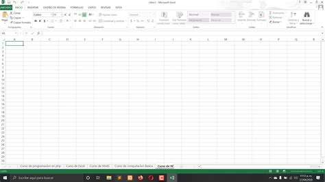 Microsoft Office Excel Elaboración De Hojas De Calculo Hojas De Excel