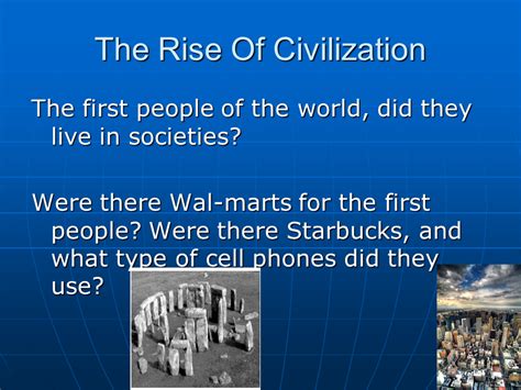 What Is Civilization Presentation History