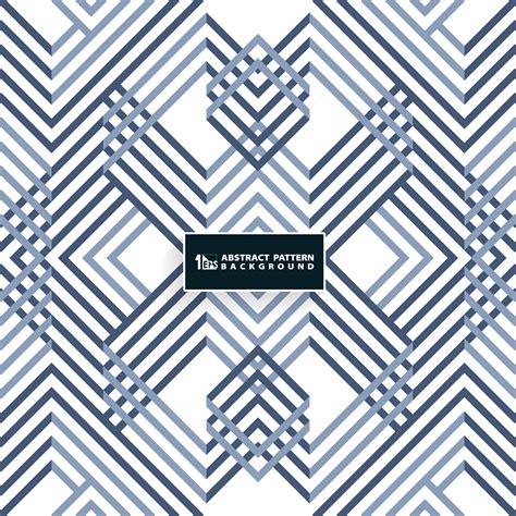 Abstract Systematic Geometrical Blue Pattern Design You Can Use For