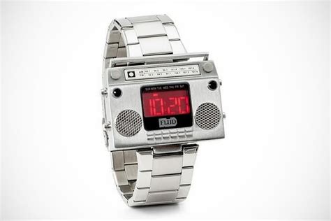 Boombox Metal Wristwatch 1 Baroque A Wrinkle In Time Cool Clocks