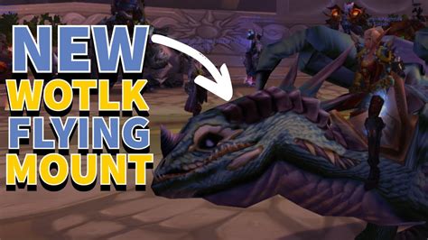 The New Month Wotlk Flying Mount Youtube