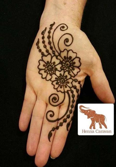 30 simple easy henna flower designs of all time keep. simple and easy women hands mehndi | Beginner henna ...