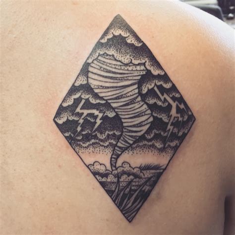 My Tornado Tattoo By Katie Maximum Tattoo In Deerfield Il Tornado