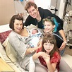 Milla Jovovich shares first photo of her third child Osian | Daily Mail ...