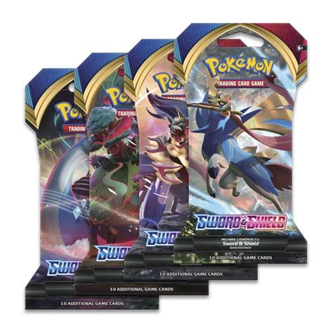 Pokémon Tcg Sword And Shield Sleeved Booster Pack 10 Cards Pokémon