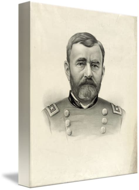 Vintage Portrait Of General Ulysses S Grant By Vintage Works