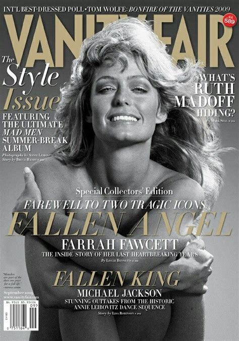 Farrah Fawcett Vanity Fair September 2009 Double Issue Cover Shoot