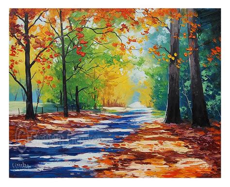 Autumn Paintings Original Oil Painting From My Autumn Seri Flickr