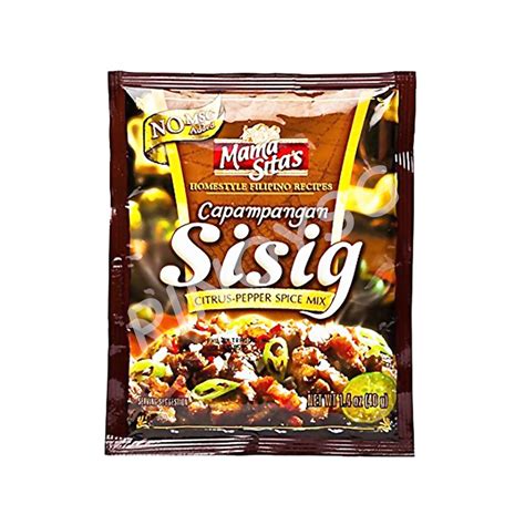 Mama Sitas Capampangan Sisig Citrus Pepper Spice Mix 40g