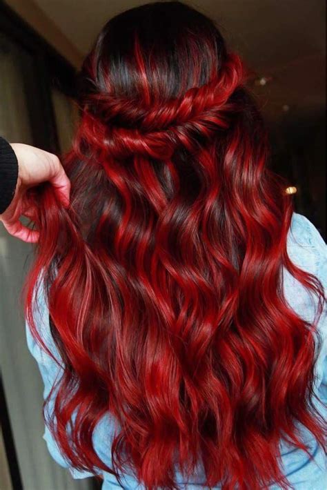 Ruby Red Hair Dye Color Ideas