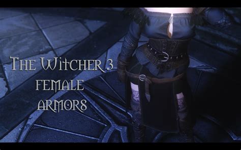 Witcher 3 Female Armors Unp At Skyrim Nexus Mods And Community