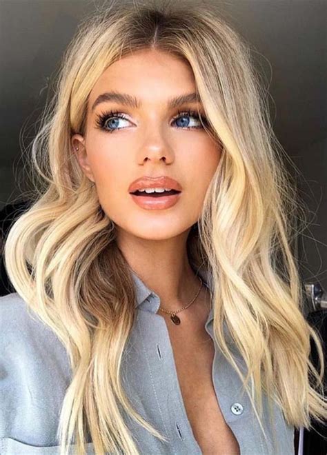 But if you do decide to go blond then don't forget to get your eyebrows lightened too. Stunning Buttercream Long Blonde Hair Styles Trends in ...