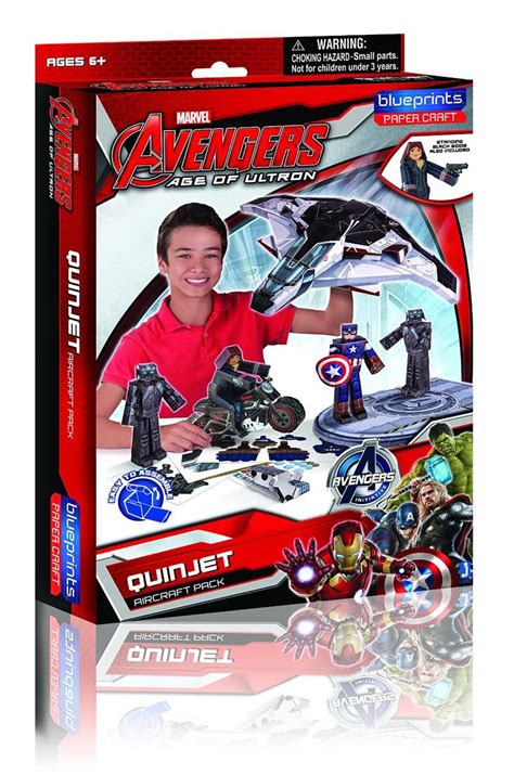 Blueprints Paper Craft Marvel Avengers Age Of Ultron Vehicle Pack 12851