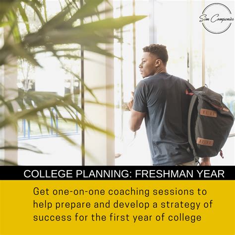 These Individual Sessions Are Focused On Ensuring That Upcoming College Freshmen Develop Success