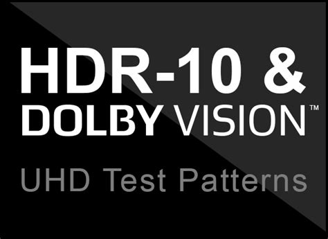 Handcrafted Reference Ultrahd Hdr Test Patterns