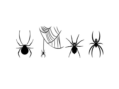 Halloween Spiders Svg Illustration Par George Khelashvili · Creative
