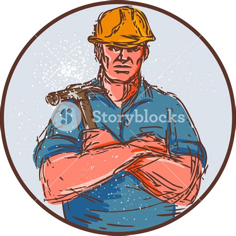 Construction Worker Drawing Free Download On Clipartmag