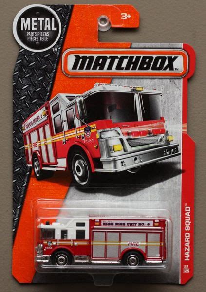 Matchbox Fdny 2016 Heroic Rescue Hazard Squad Fire Engine Free Shipping