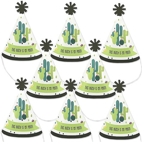 Big Dot Of Happiness Prickly Cactus Party Mini Cone Fiesta Party Hats