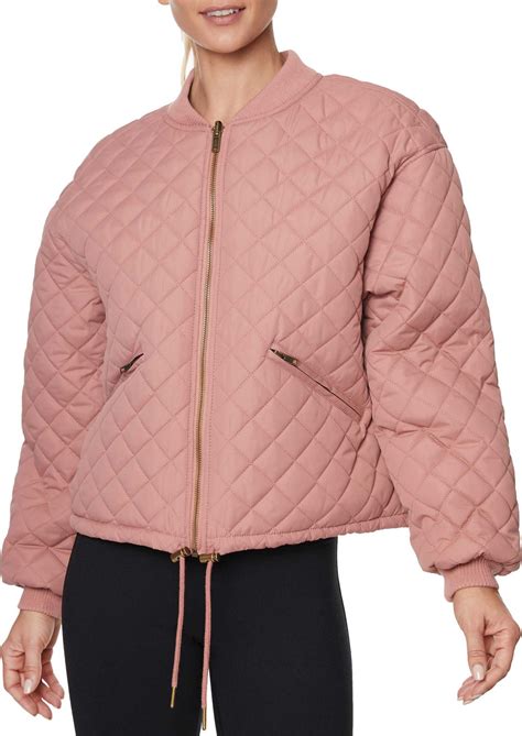 Betsey Johnson Betsey Johnson Womens Quilted Reversible Bomber