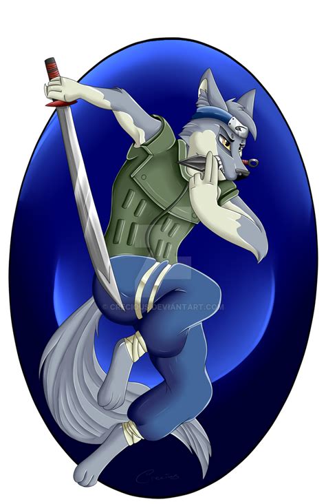 Ninja Wolf Commission By Crecious On Deviantart