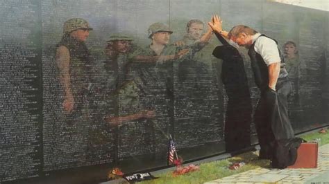 Til That At The Vietnam Memorial Wall Mia Soldiers Are Marked With