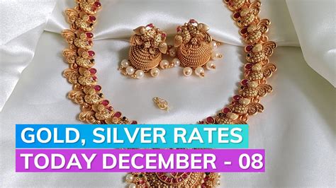 Gold Silver Rates Today December 08 2023 Check Prices In Mumbai Delhi Chennai Editorji