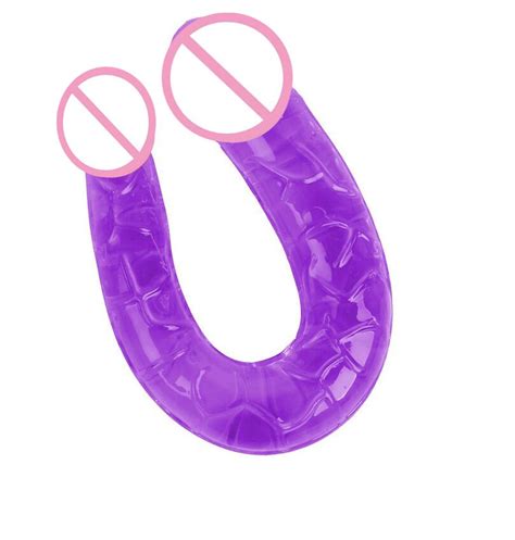 Double Endde Dildos Dual Penis Head Long Penis Adult Sex Toys For Lesbian Female Masturbation