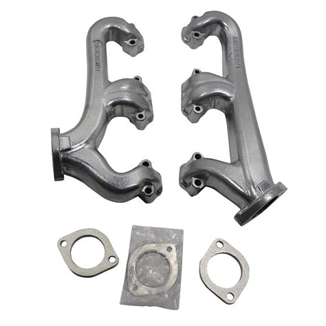 Hooker 8527 1hkr Sb Chevy Exhaust Manifolds D Port Silver
