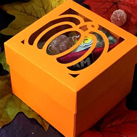 Tasty Halloween Treat Boxes Made With A Cricut Craft With Sarah