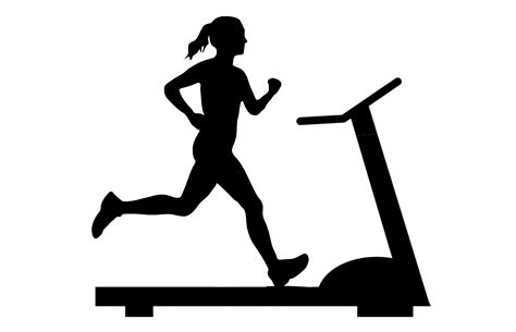 Free Images Woman Run Treadmill Silhouette Sport Fit Jogging