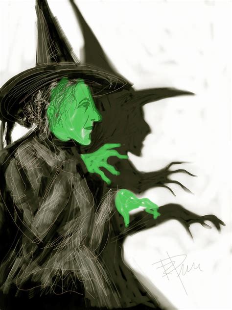 The Wicked Witch Digital Art By Russell Pierce
