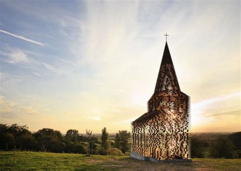 Read between the lines.then meet me in the silence if you can. The see-through church of Limburg in Belgium