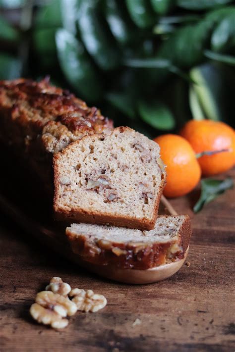 Cake aux noix miel et clémentine Sans MG ajoutées sans sucres