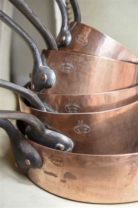 Check spelling or type a new query. Rare Set of 7 Graduated Antique French Copper Pans Marked ...