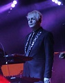 Nick Rhodes looking at his keyboard, live, purple lights | Duran, Nick ...