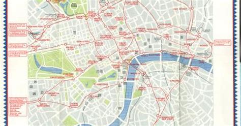 Map Underground Map Of Central London Pocket Underground Map