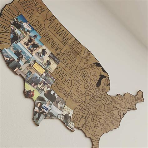 United States Map Decor Travel Map Diy Map Pictures Vacation Map