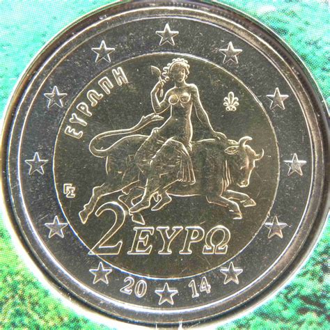 Grèce Monnaies Euro Unc 2014 Valeur Tirage Et Images Sur Pieces Eurotv