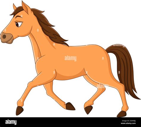 Running Brown Horse Cut Out Stock Images And Pictures Alamy