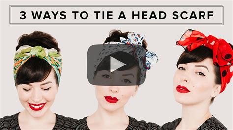 how to tie a head scarf 3 different ways with video tutorial keiko lynn