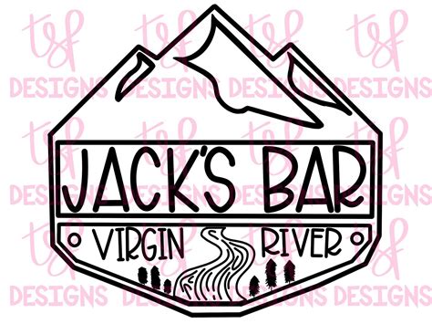 Jacks Bar Virgin River Png Sublimation Digital Etsy Uk