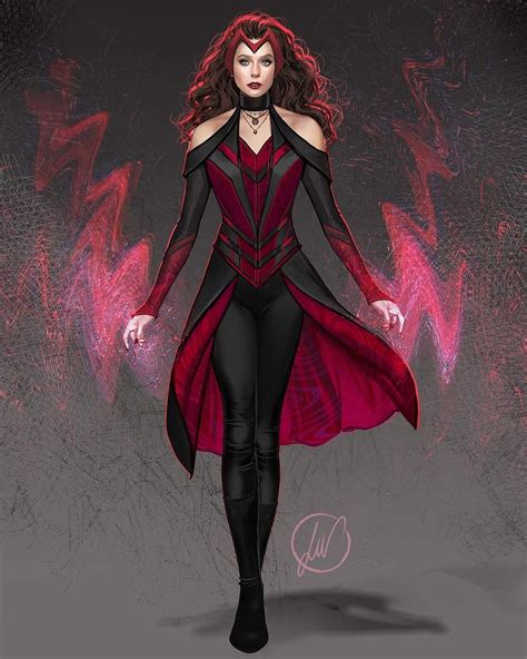 Avengers Scarlet Witch Concept Art